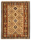 Kelim Carpet - orientalisk matta - 208 x 160 cm - brun