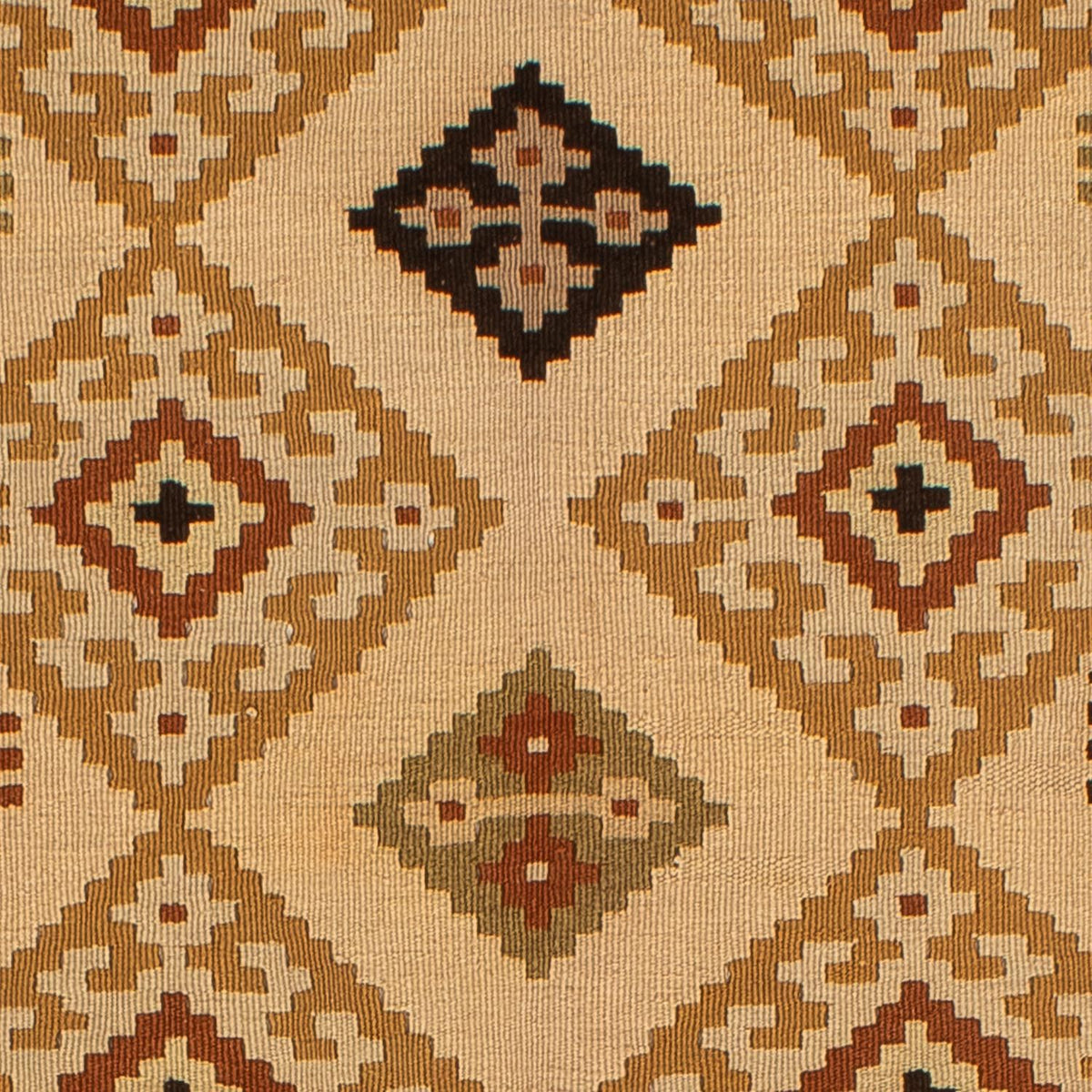 Kelim Carpet - orientalisk matta - 208 x 160 cm - brun