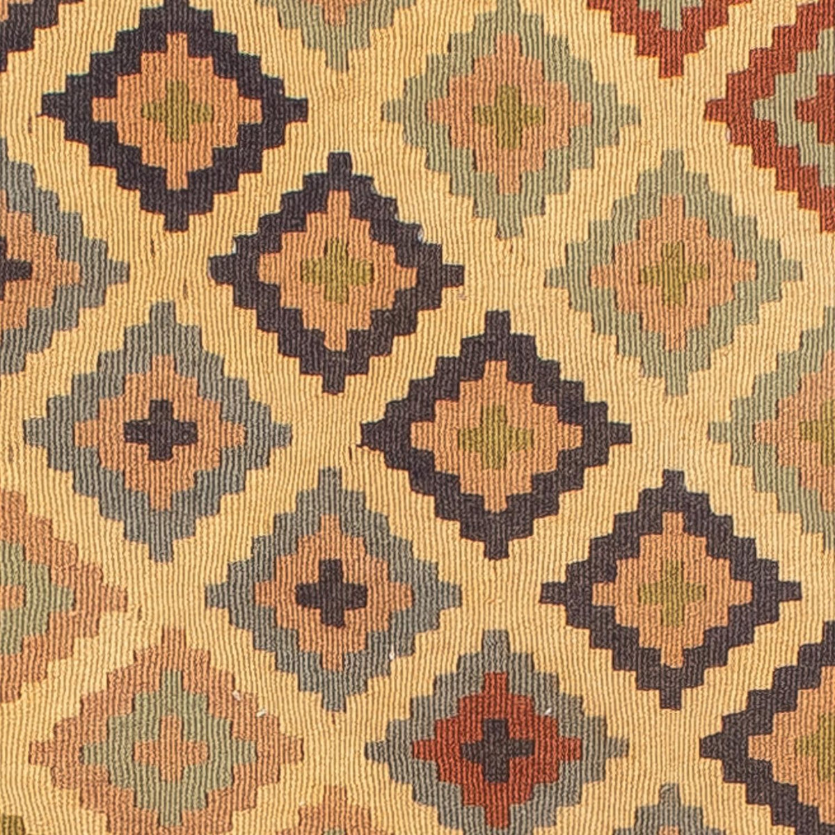 Kelim Carpet - orientalisk matta - 205 x 136 cm - flerfärgad