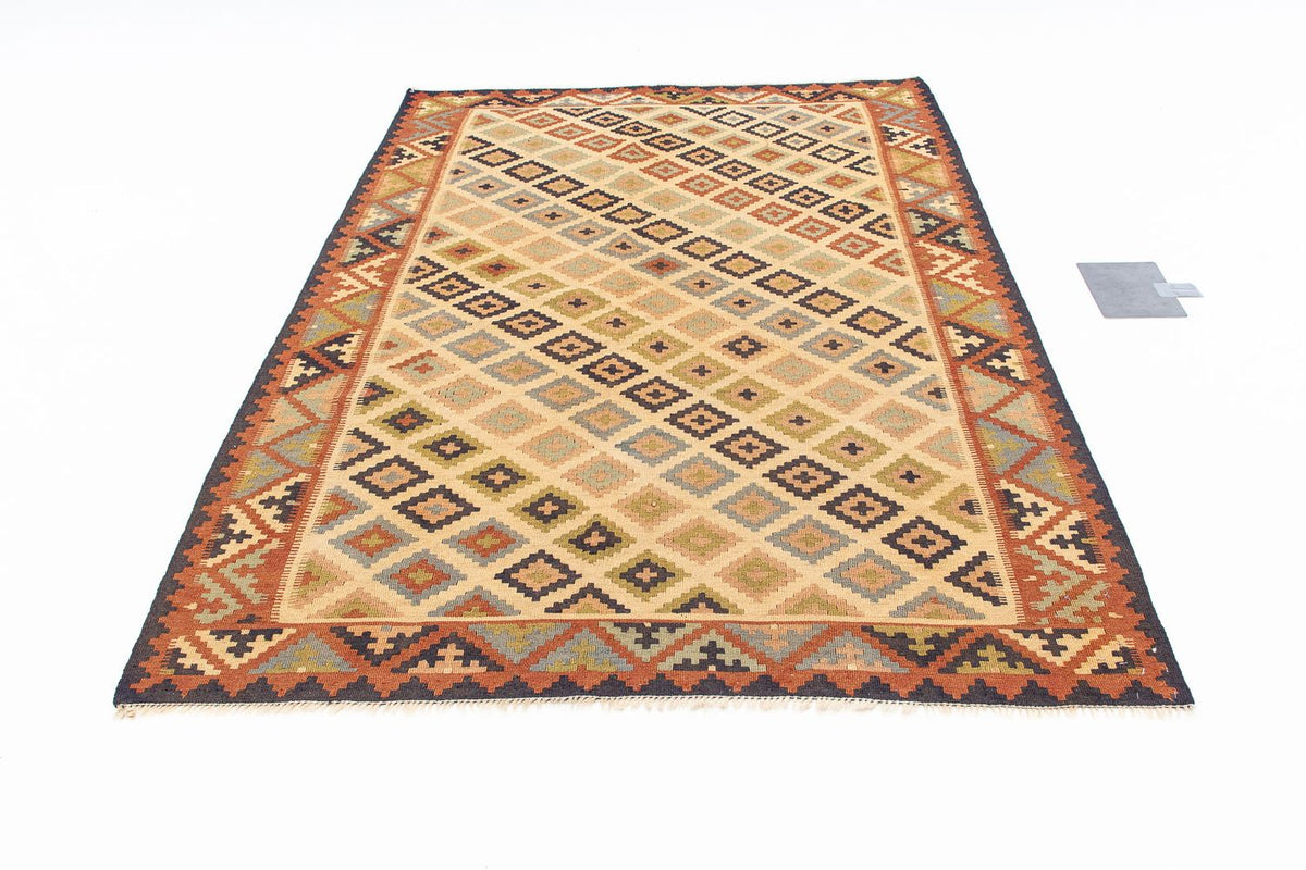 Kelim Carpet - orientalisk matta - 205 x 136 cm - flerfärgad