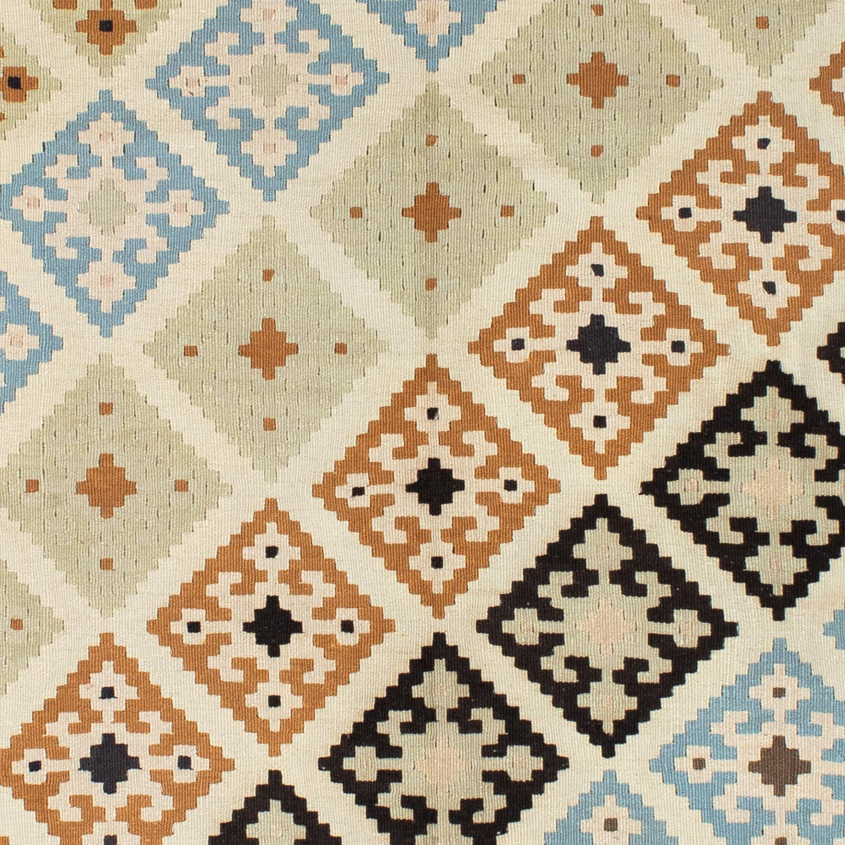 Kelim Carpet - orientalisk matta - 195 x 158 cm - beige