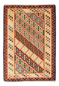 Kelim Carpet - orientalisk matta - 208 x 157 cm - rost
