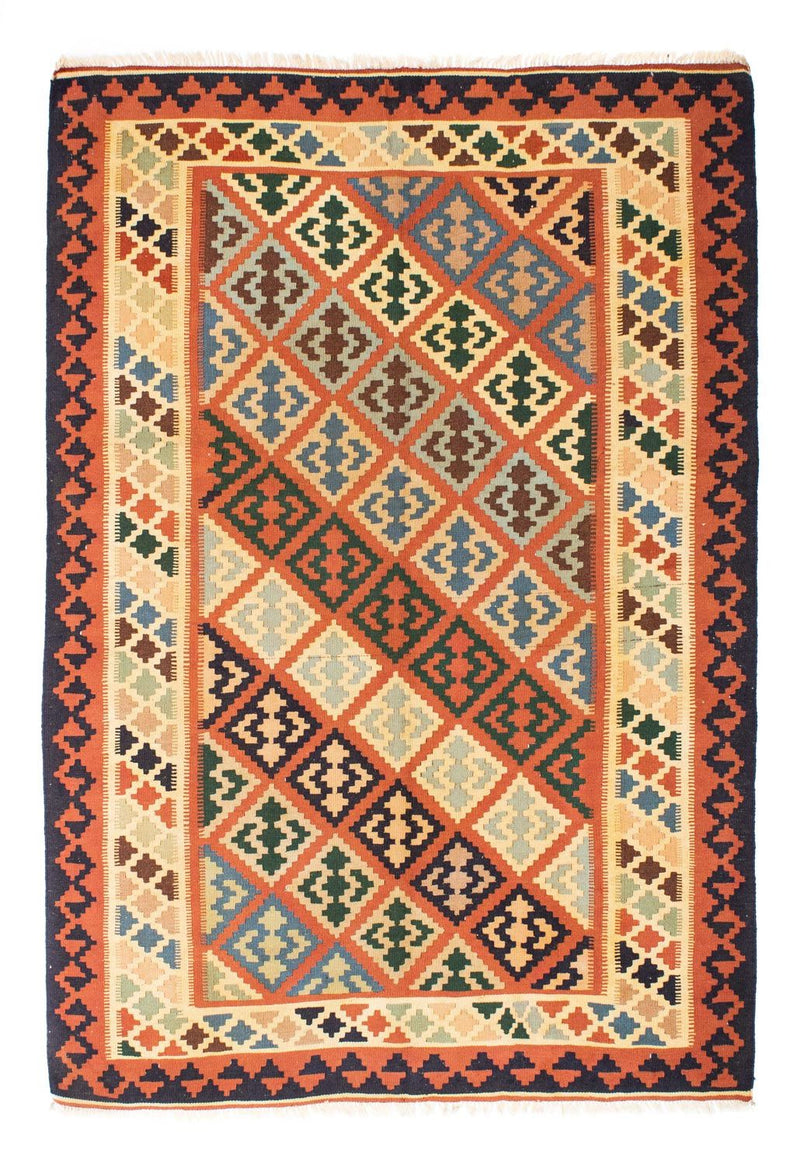 Kelim Carpet - orientalisk matta - 208 x 157 cm - rost