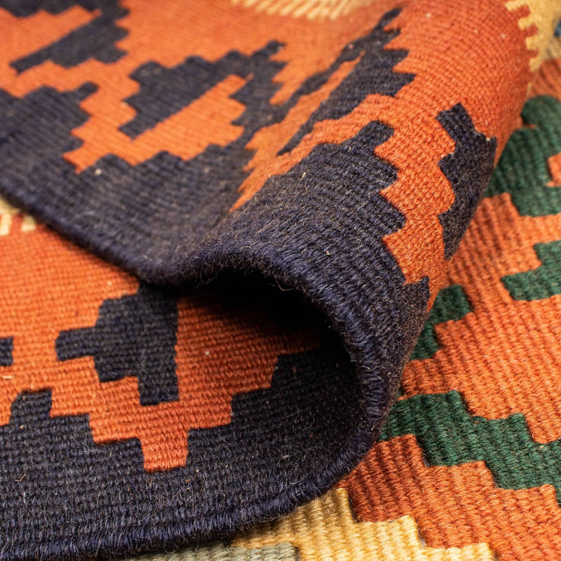 Kelim Carpet - orientalisk matta - 208 x 157 cm - rost