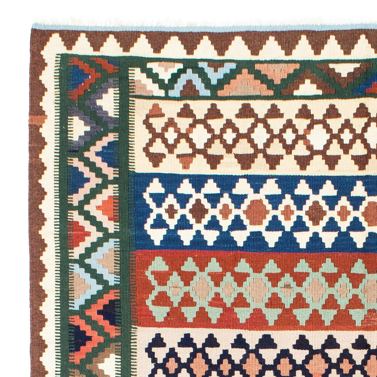 Kelim Carpet - orientalisk matta - 203 x 150 cm - beige