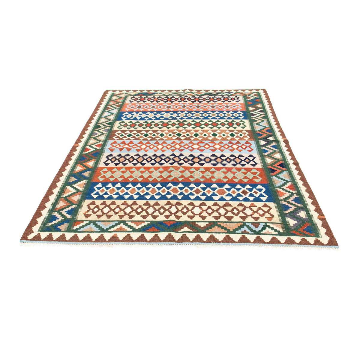 Kelim Carpet - orientalisk matta - 203 x 150 cm - beige