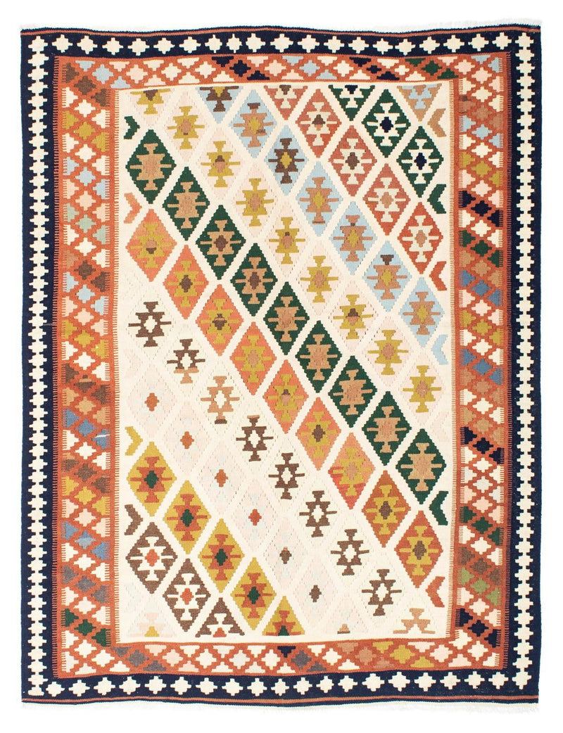Kelim Carpet - orientalisk matta - 203 x 155 cm - beige
