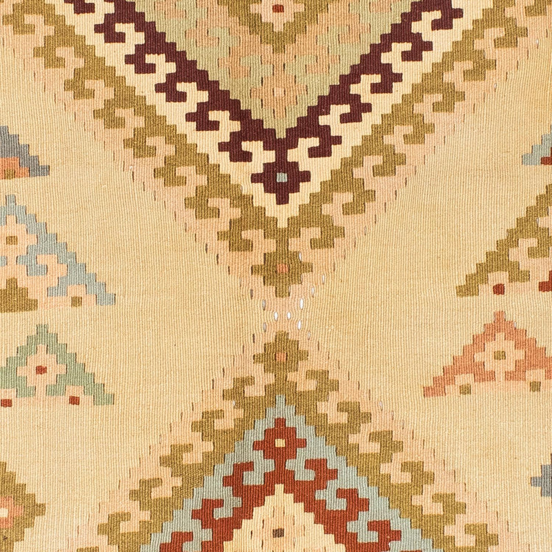 Kelim Carpet - orientalisk matta - 216 x 150 cm - ljusbeige