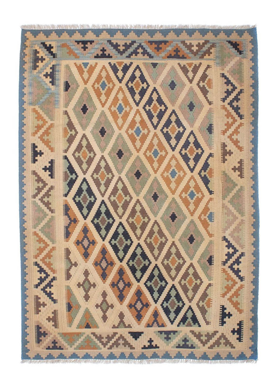 Kelim Carpet - orientalisk matta - 180 x 130 cm - flerfärgad