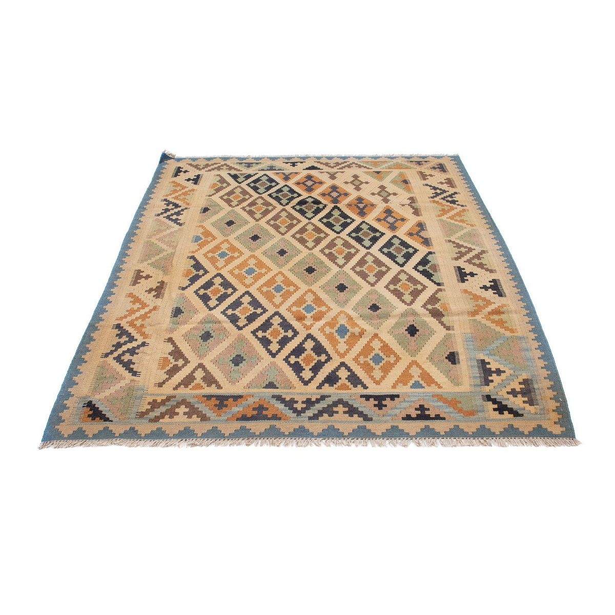 Kelim Carpet - orientalisk matta - 180 x 130 cm - flerfärgad