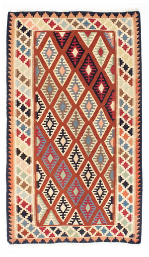 Kelim Carpet - orientalisk matta - 184 x 108 cm - beige