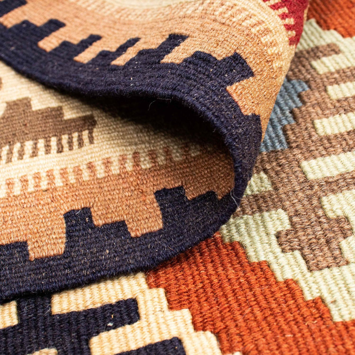 Kelim Carpet - orientalisk matta - 184 x 108 cm - beige