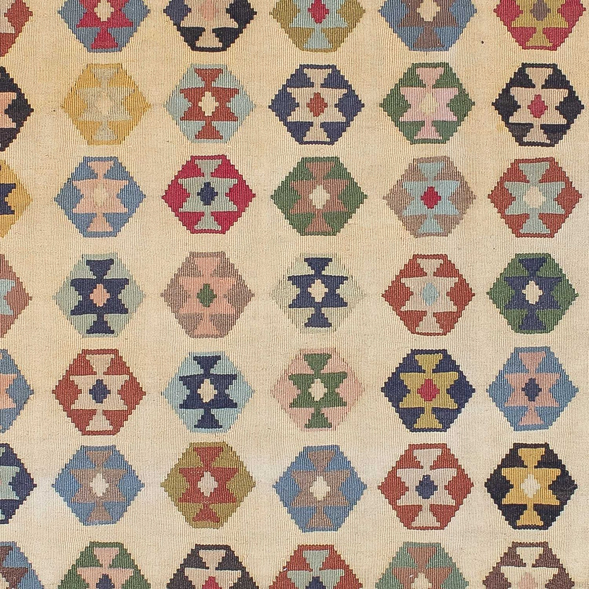 Kelim Carpet - orientalisk matta - 216 x 127 cm - beige