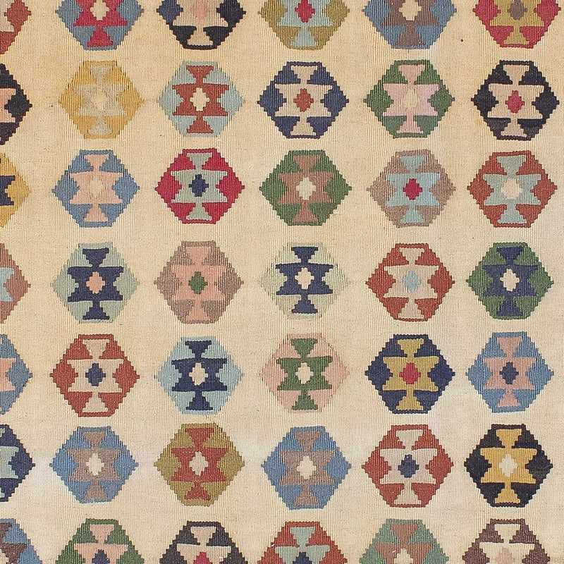 Kelim Carpet - orientalisk matta - 216 x 127 cm - beige