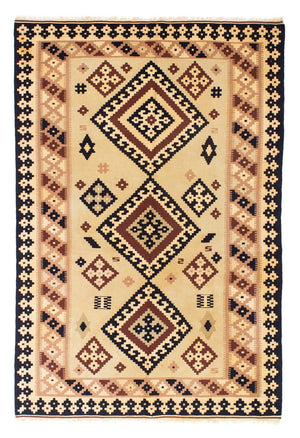 Kelim Carpet - orientalisk matta - 214 x 140 cm - beige