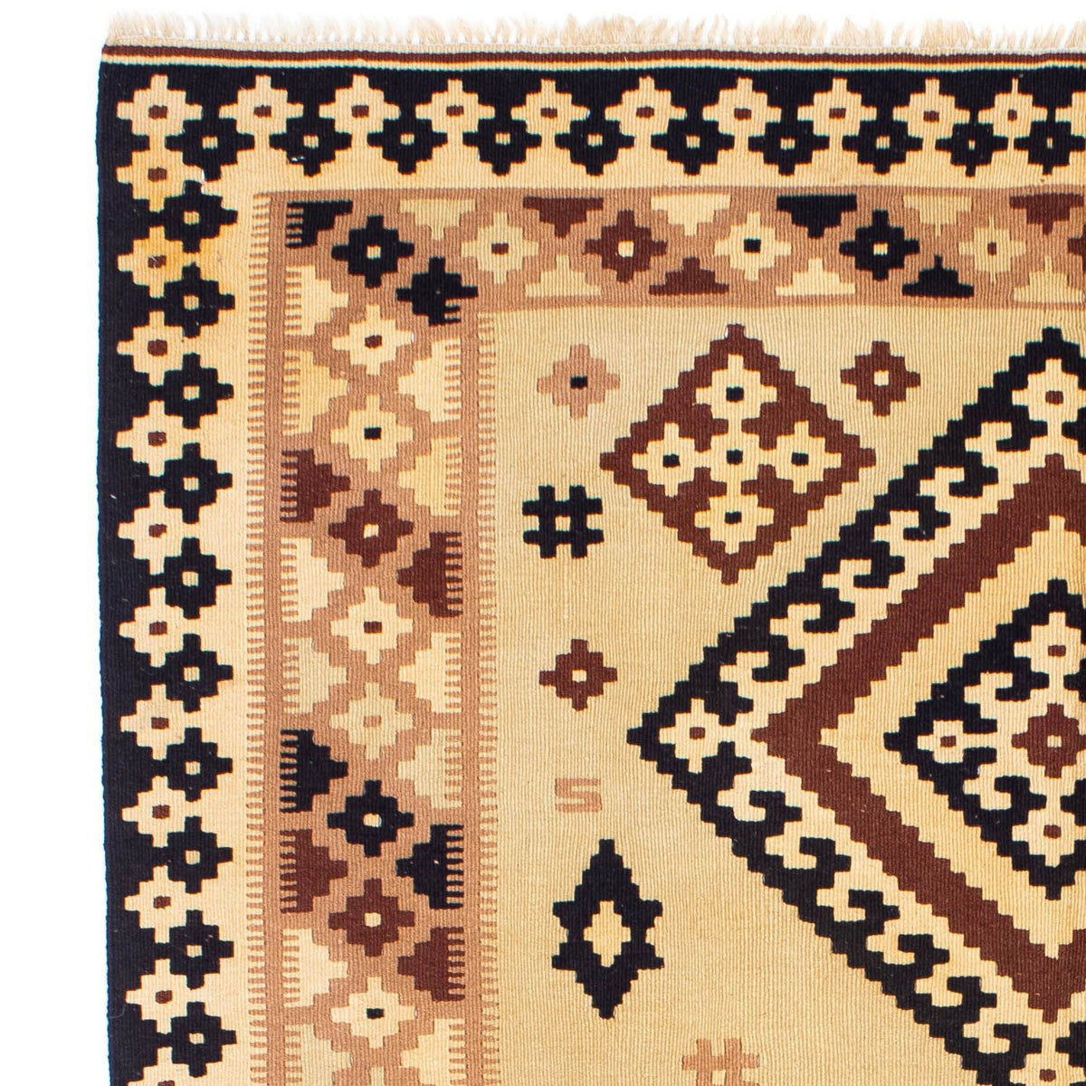 Kelim Carpet - orientalisk matta - 214 x 140 cm - beige