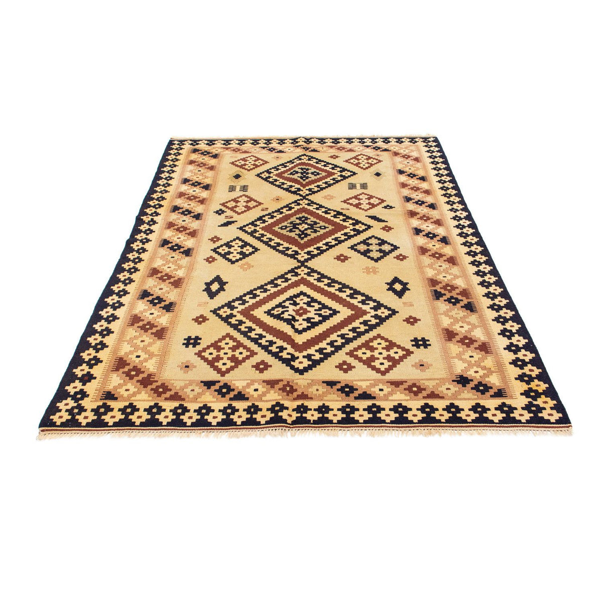 Kelim Carpet - orientalisk matta - 214 x 140 cm - beige