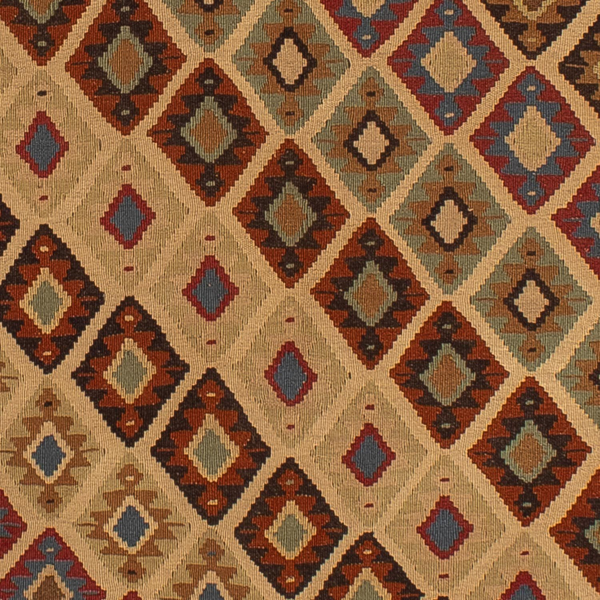 Kelim Carpet - orientalisk matta - 175 x 124 cm - brun