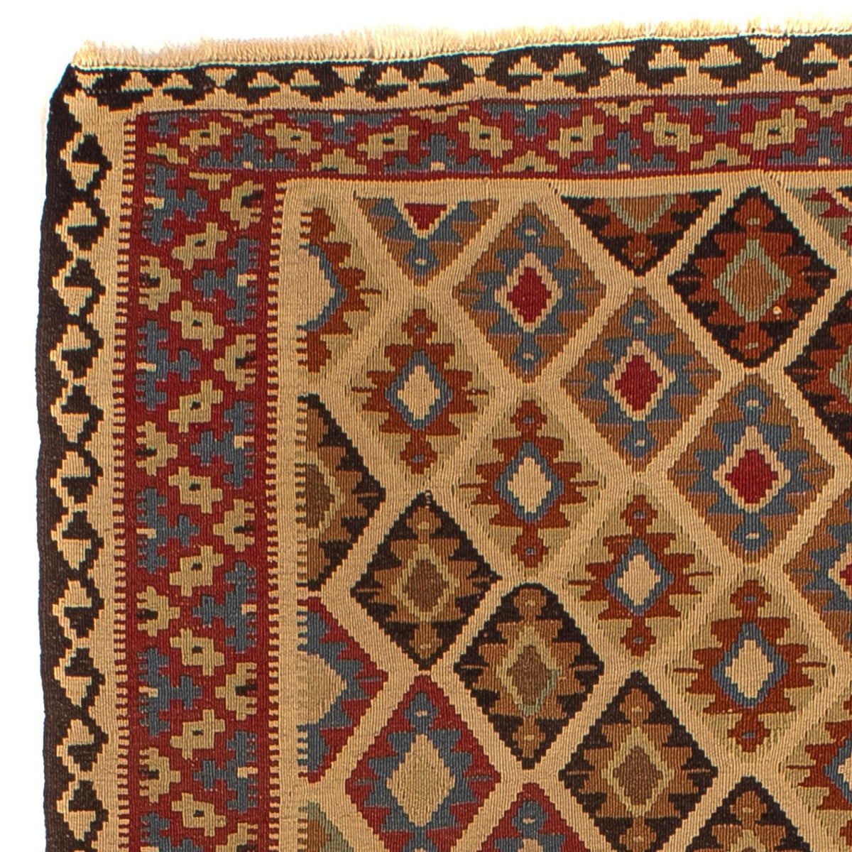 Kelim Carpet - orientalisk matta - 175 x 124 cm - brun