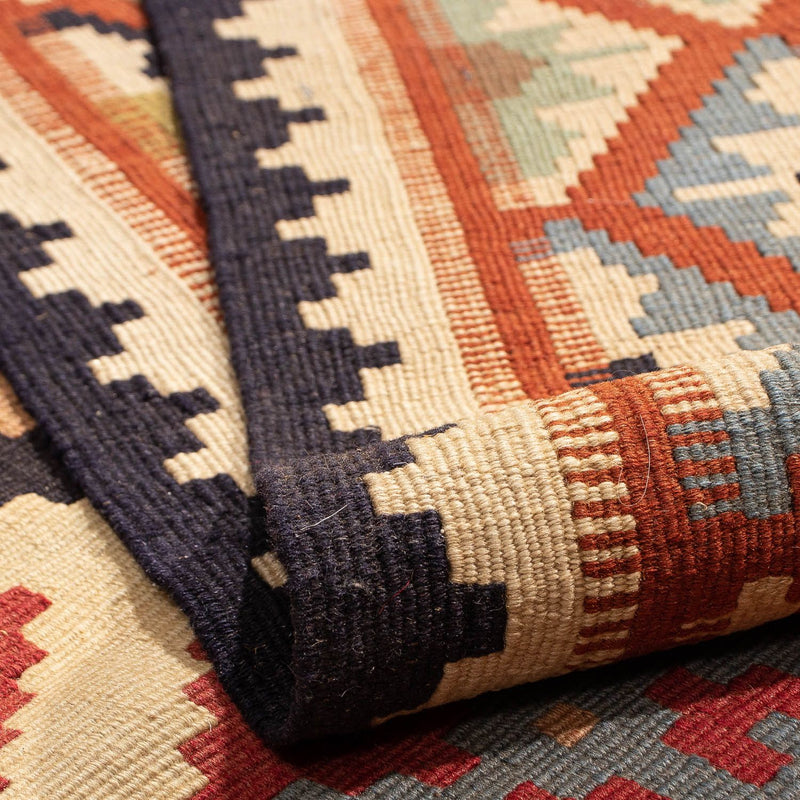 Kelim Carpet - orientalisk matta - 188 x 124 cm - brun