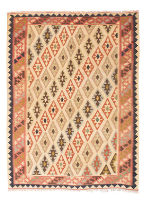 Kelim Carpet - orientalisk matta - 190 x 144 cm - beige