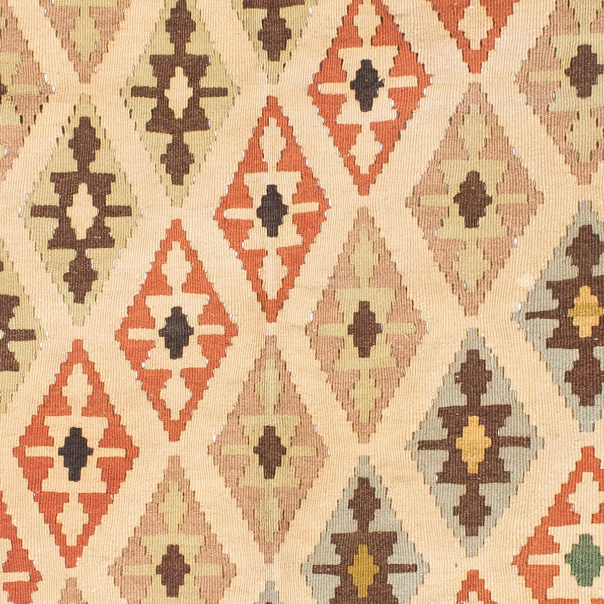 Kelim Carpet - orientalisk matta - 190 x 144 cm - beige