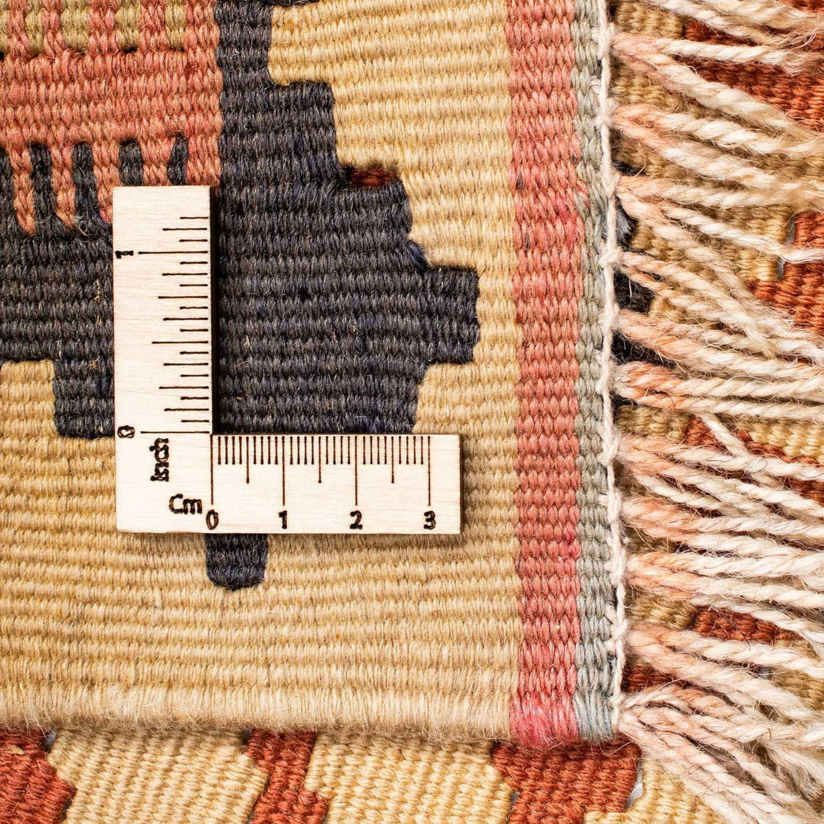 Kelim Carpet - orientalisk matta - 190 x 144 cm - beige