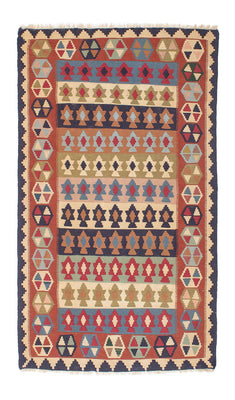 Kelim Carpet - orientalisk matta - 194 x 114 cm - flerfärgad