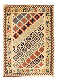 Kelim Carpet - orientalisk matta - 200 x 147 cm - beige