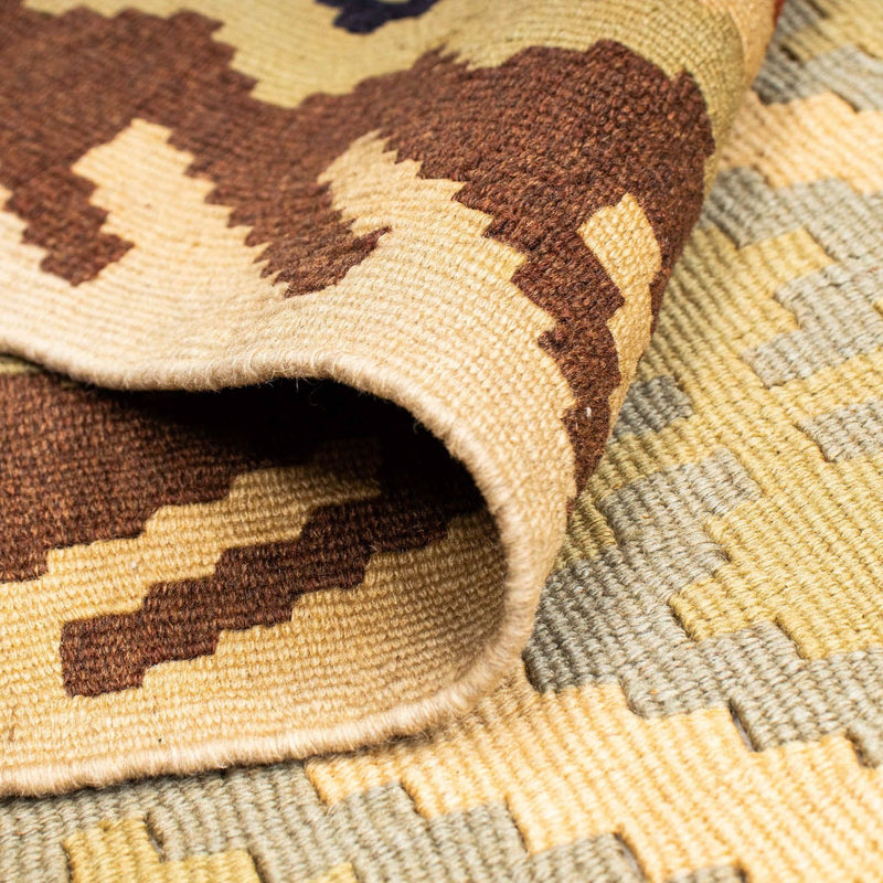 Kelim Carpet - orientalisk matta - 200 x 147 cm - beige