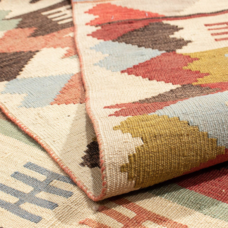 Kelim Carpet - orientalisk matta - 191 x 125 cm - brun