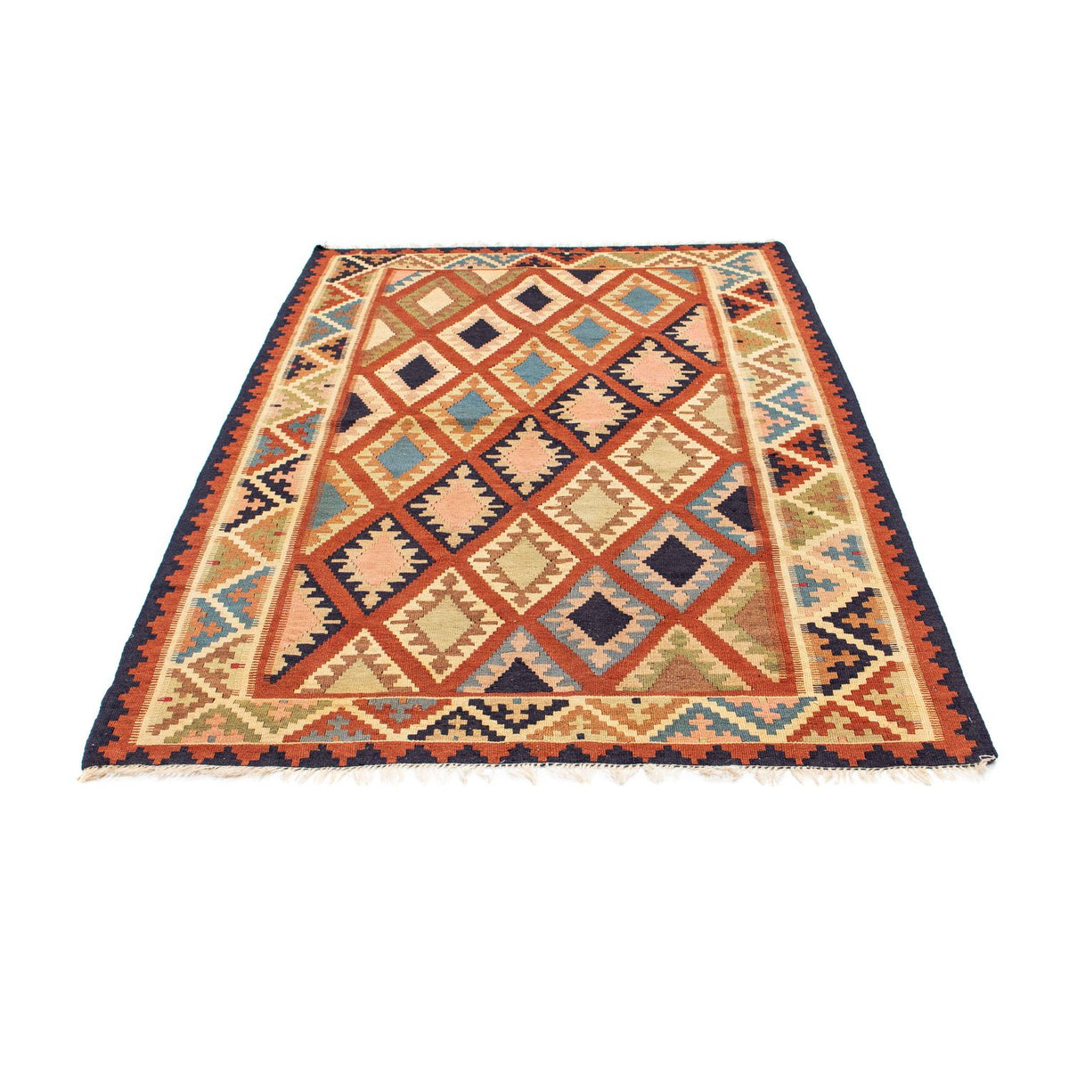 Kelim Carpet - orientalisk matta - 182 x 121 cm - flerfärgad