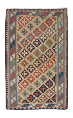 Kelim Carpet - orientalisk matta - 173 x 108 cm - flerfärgad