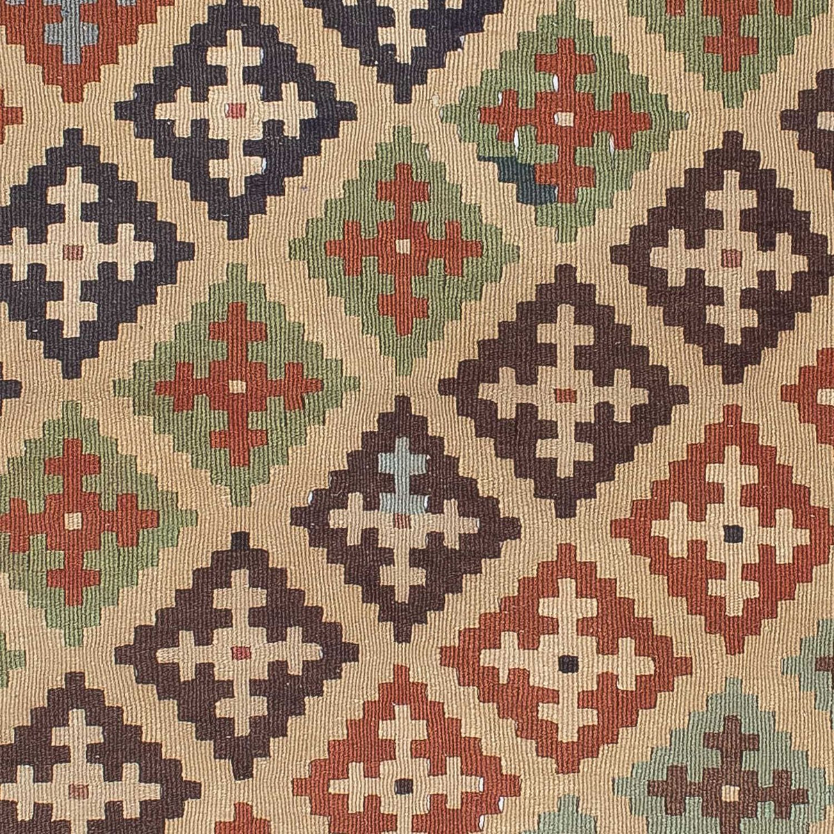 Kelim Carpet - orientalisk matta - 173 x 108 cm - flerfärgad