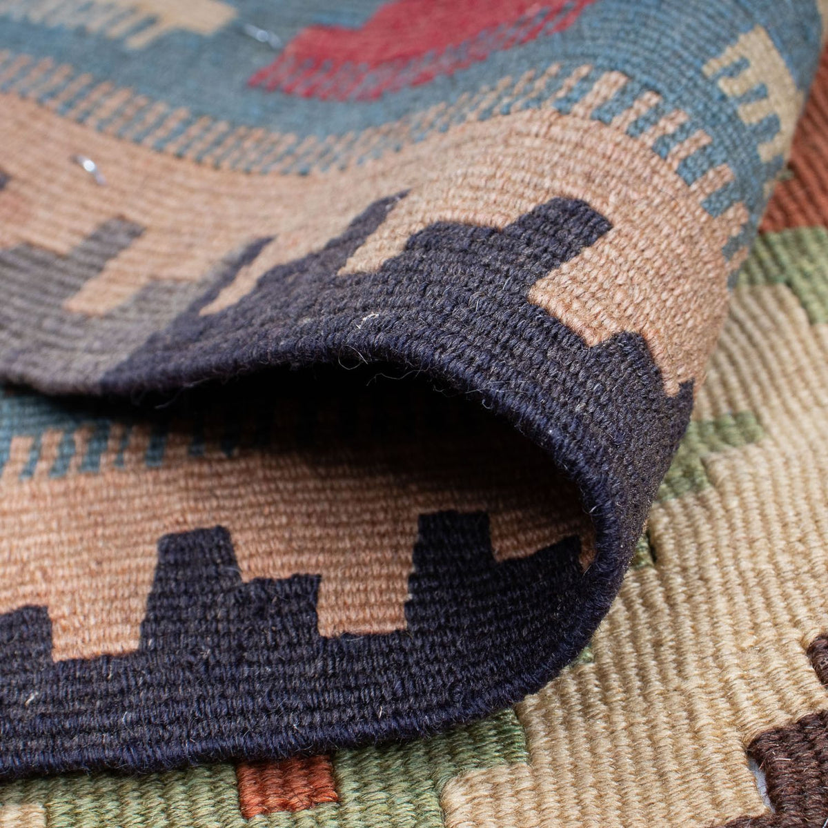 Kelim Carpet - orientalisk matta - 173 x 108 cm - flerfärgad