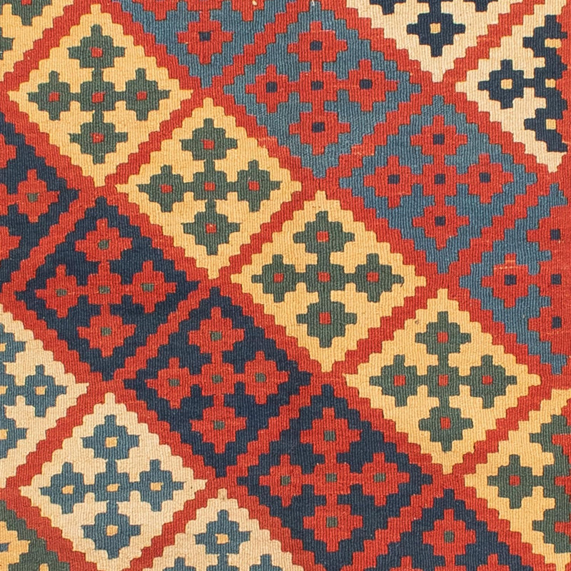 Kelim Carpet - orientalisk matta - 208 x 158 cm - flerfärgad