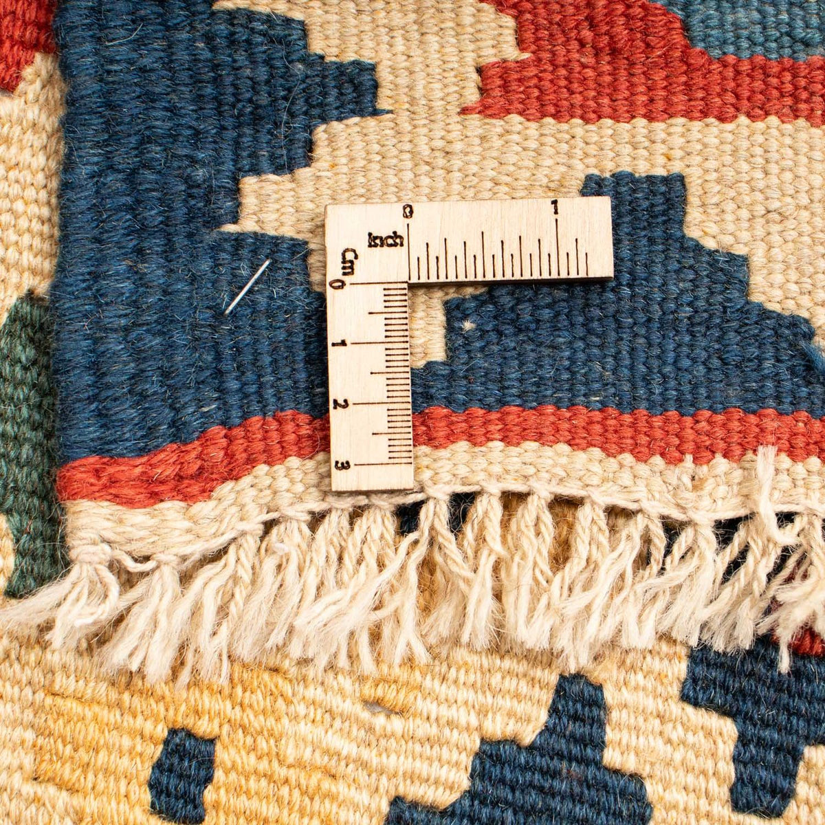 Kelim Carpet - orientalisk matta - 208 x 158 cm - flerfärgad