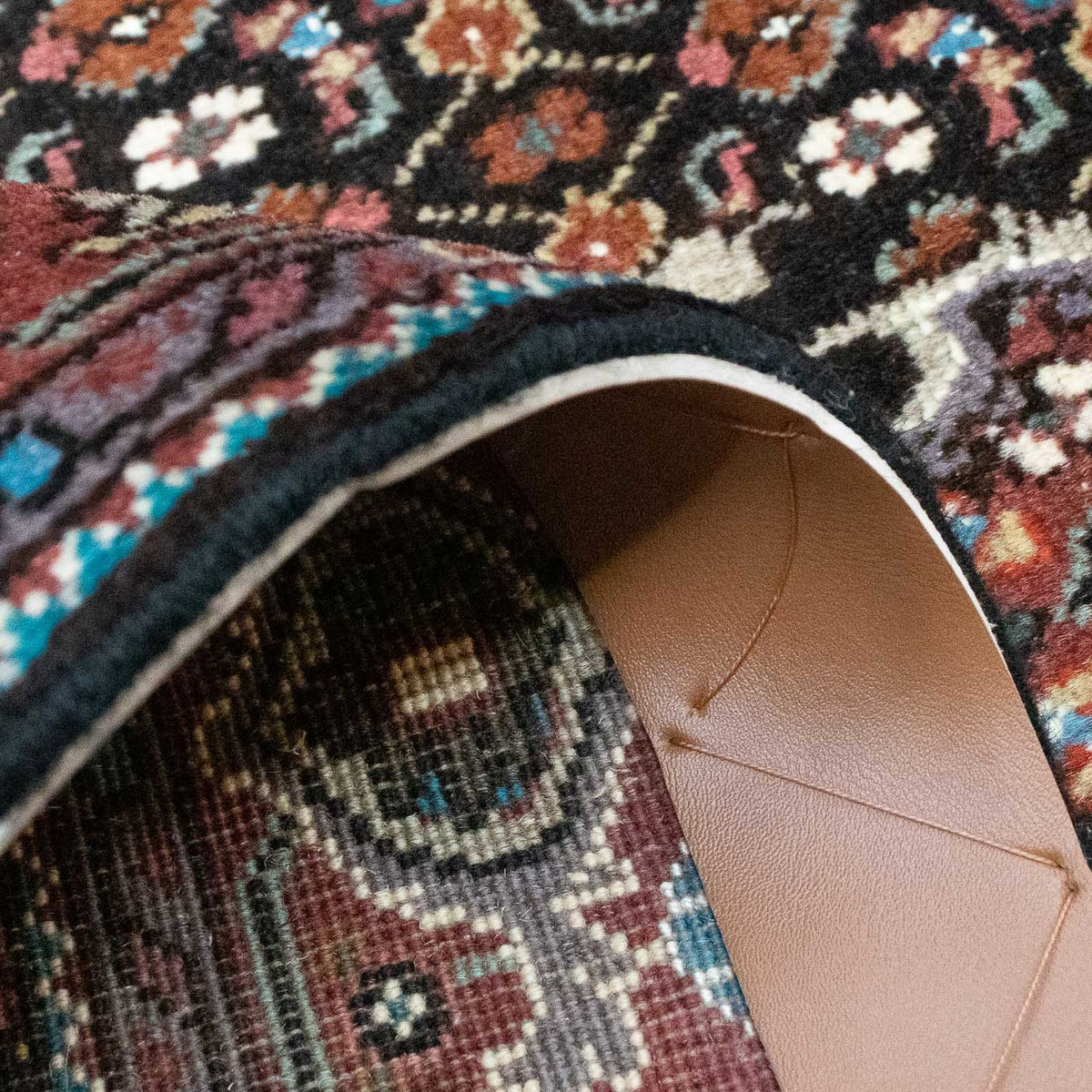 Persisk matta - Tabriz - 127 x 75 cm - mörkblå