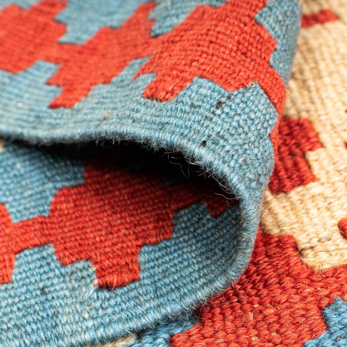 Kelim Carpet - orientalisk matta - 152 x 100 cm - röd