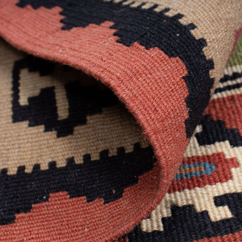 Kelim Carpet - orientalisk matta - 144 x 105 cm - flerfärgad