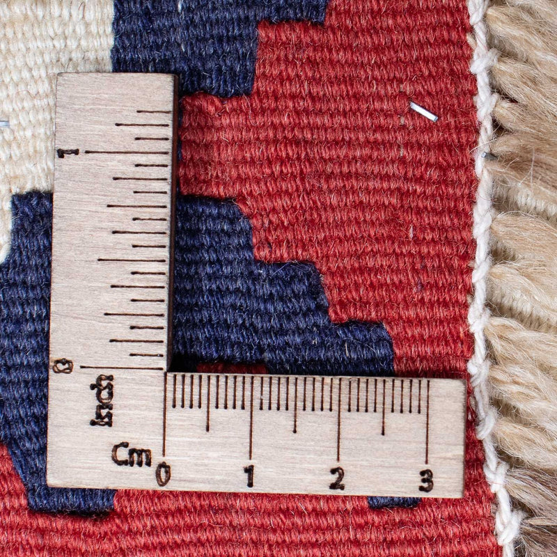 Runner Kelim Carpet - orientalisk matta - 384 x 100 cm - flerfärgad