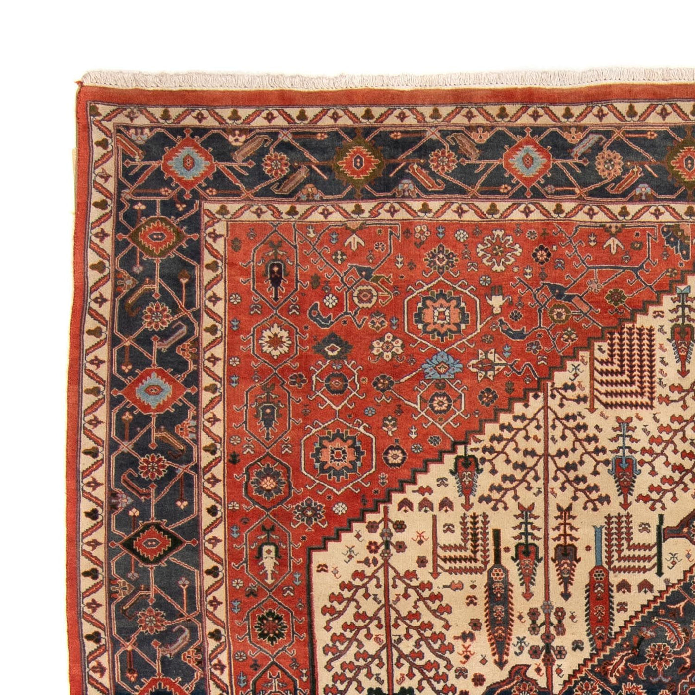 Gabbeh-matta - Kashkuli Persiska - 258 x 230 cm - rost