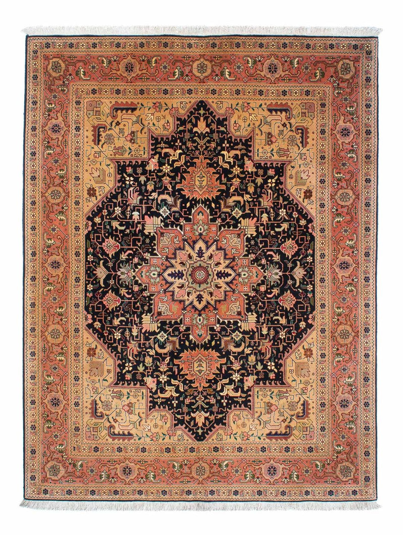Persisk matta - Tabriz - Royal - 203 x 150 cm - ljusbrun