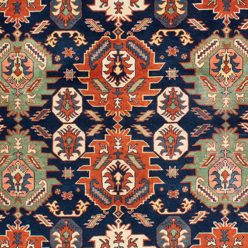 Gabbeh-matta - Kashkuli Persiska kvadrat  - 205 x 200 cm - mörkblå