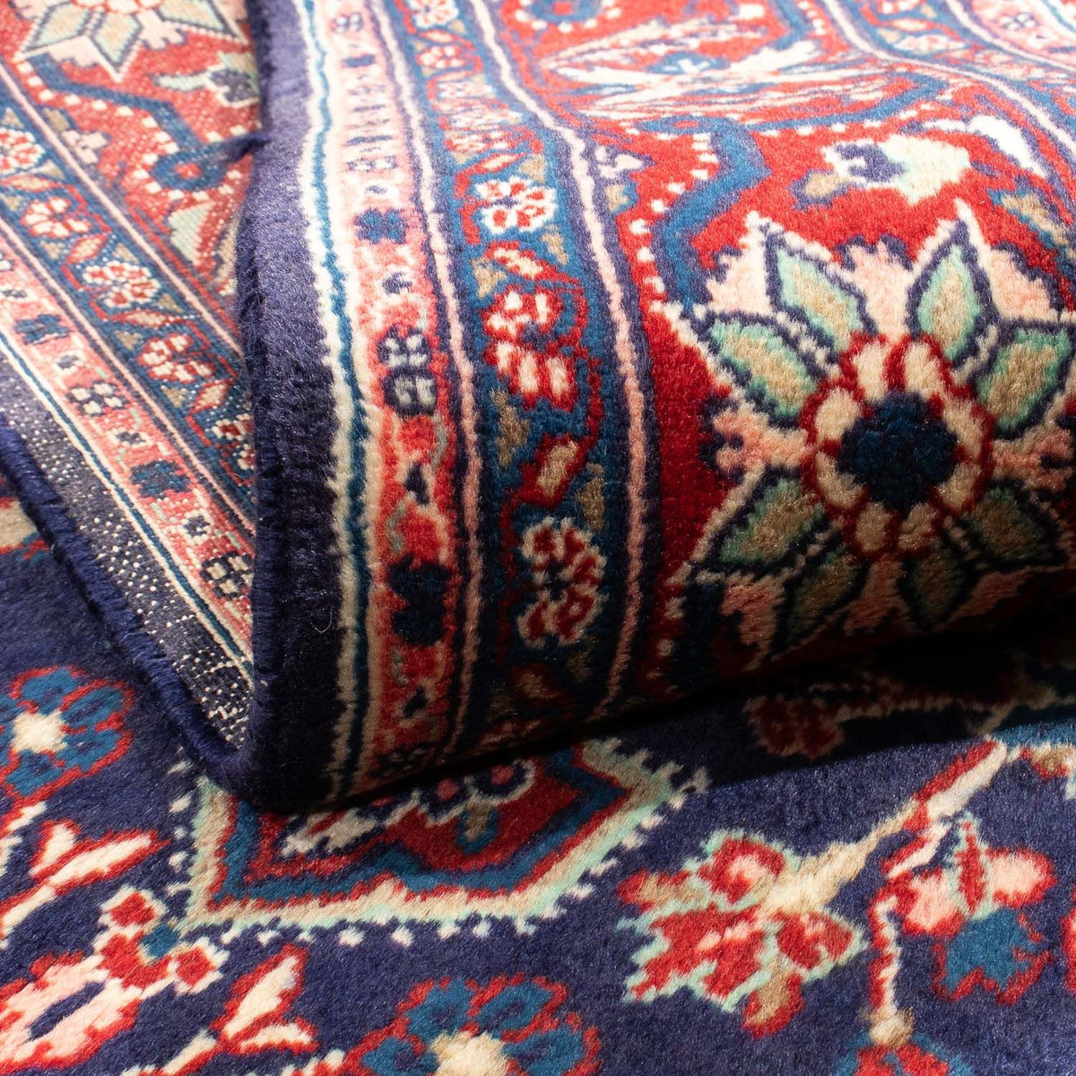 Persisk matta - Nomadic - 211 x 132 cm - mörkblå