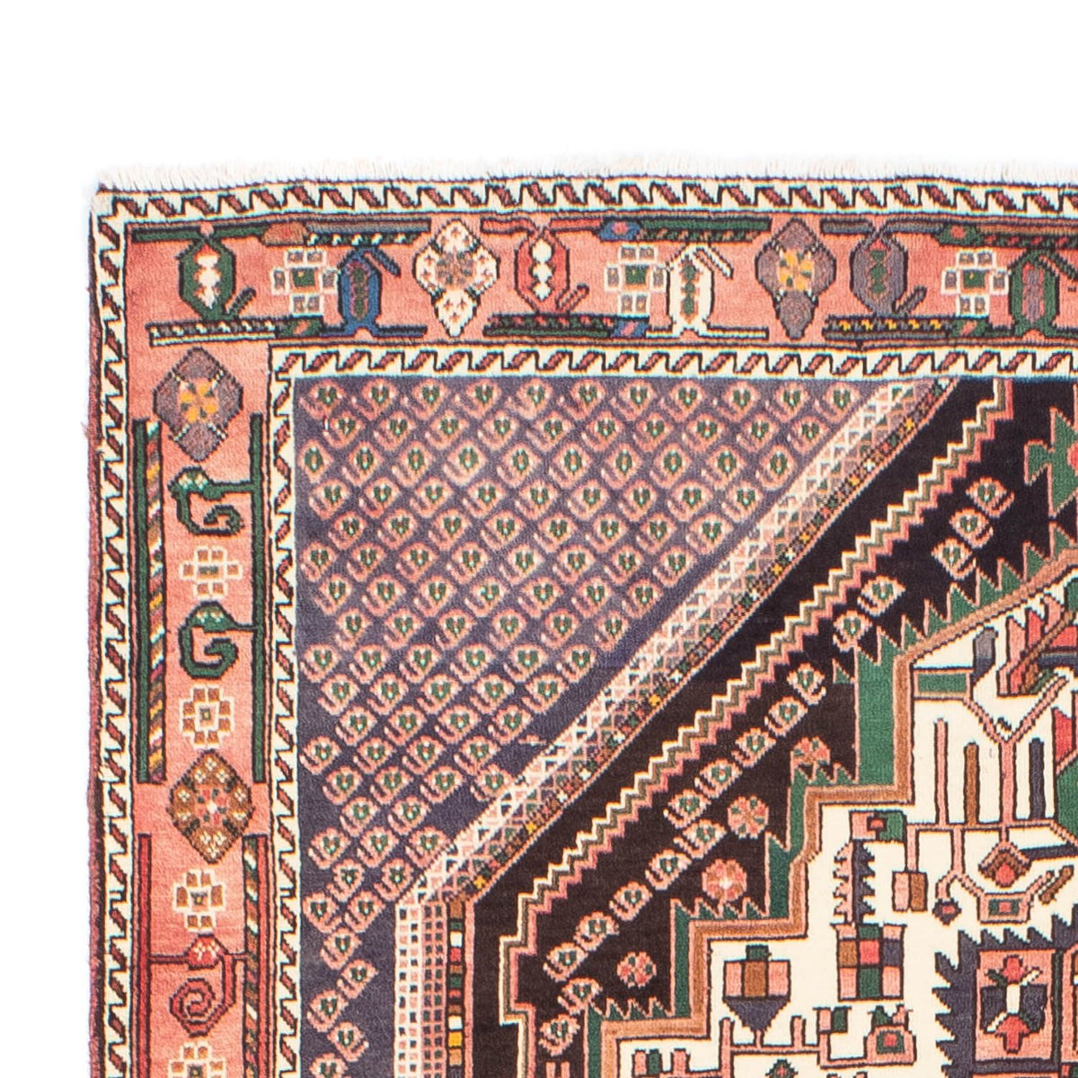 Persisk matta - Nomadic - 199 x 133 cm - ljusröd