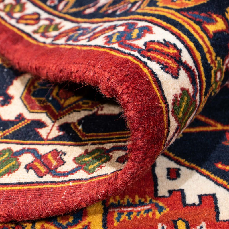 Gabbeh-matta - Kashkuli Persiska - 200 x 180 cm - mörkröd