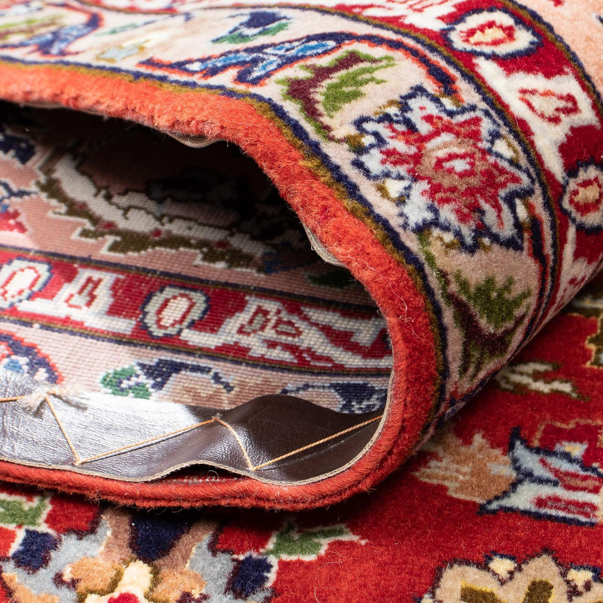 Persisk matta - Tabriz - Royal - 307 x 205 cm - mörkröd