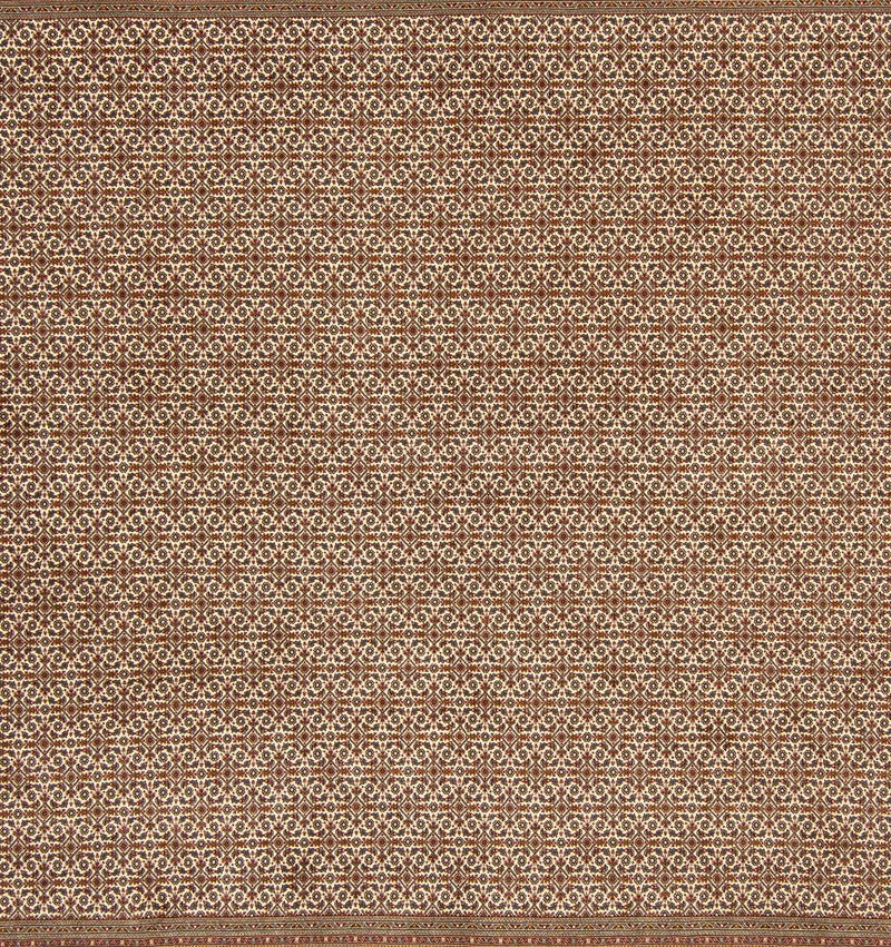 Persisk matta - Tabriz kvadrat  - 258 x 251 cm - ljusbrun