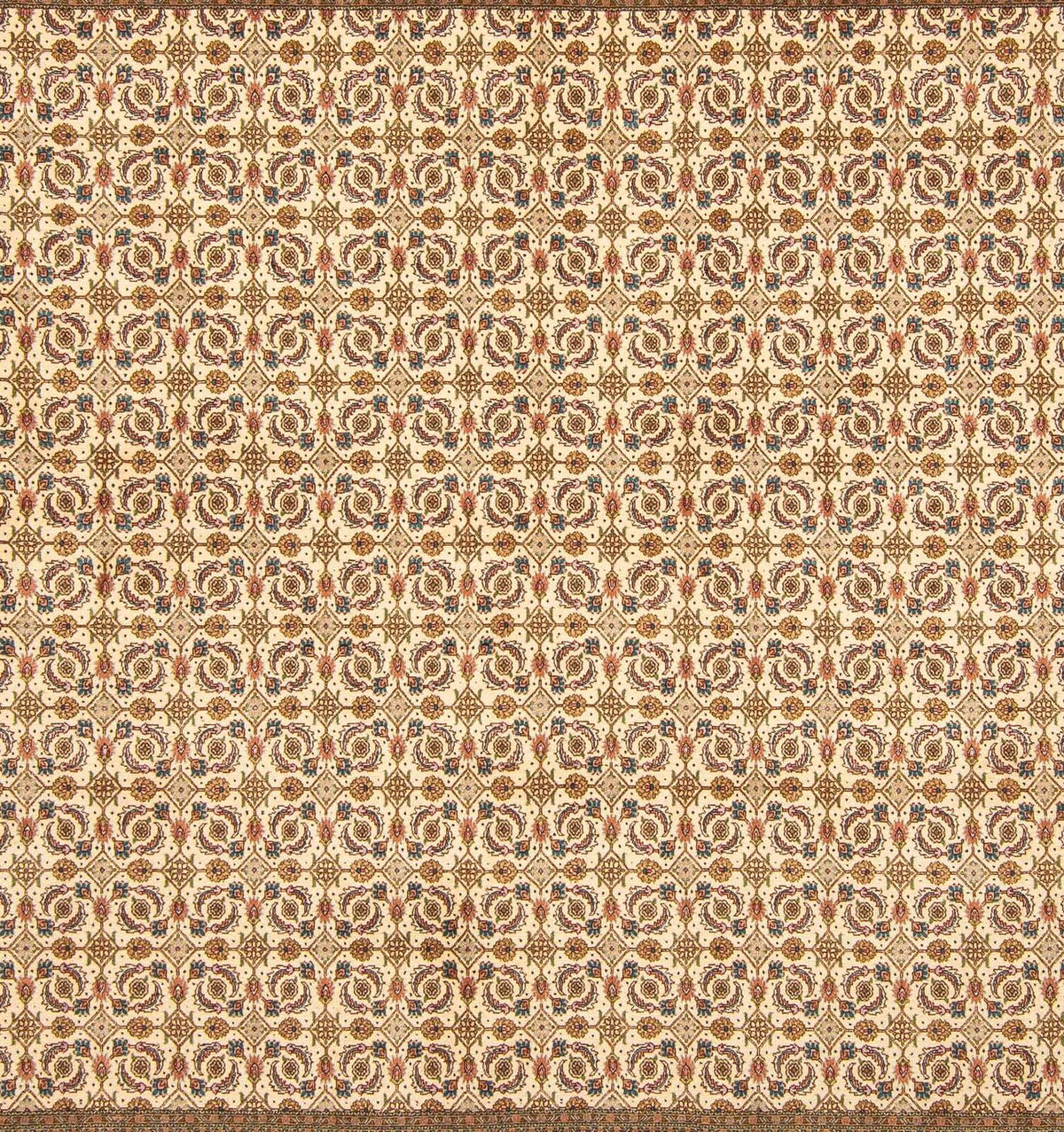 Persisk matta - Tabriz kvadrat  - 248 x 243 cm - beige